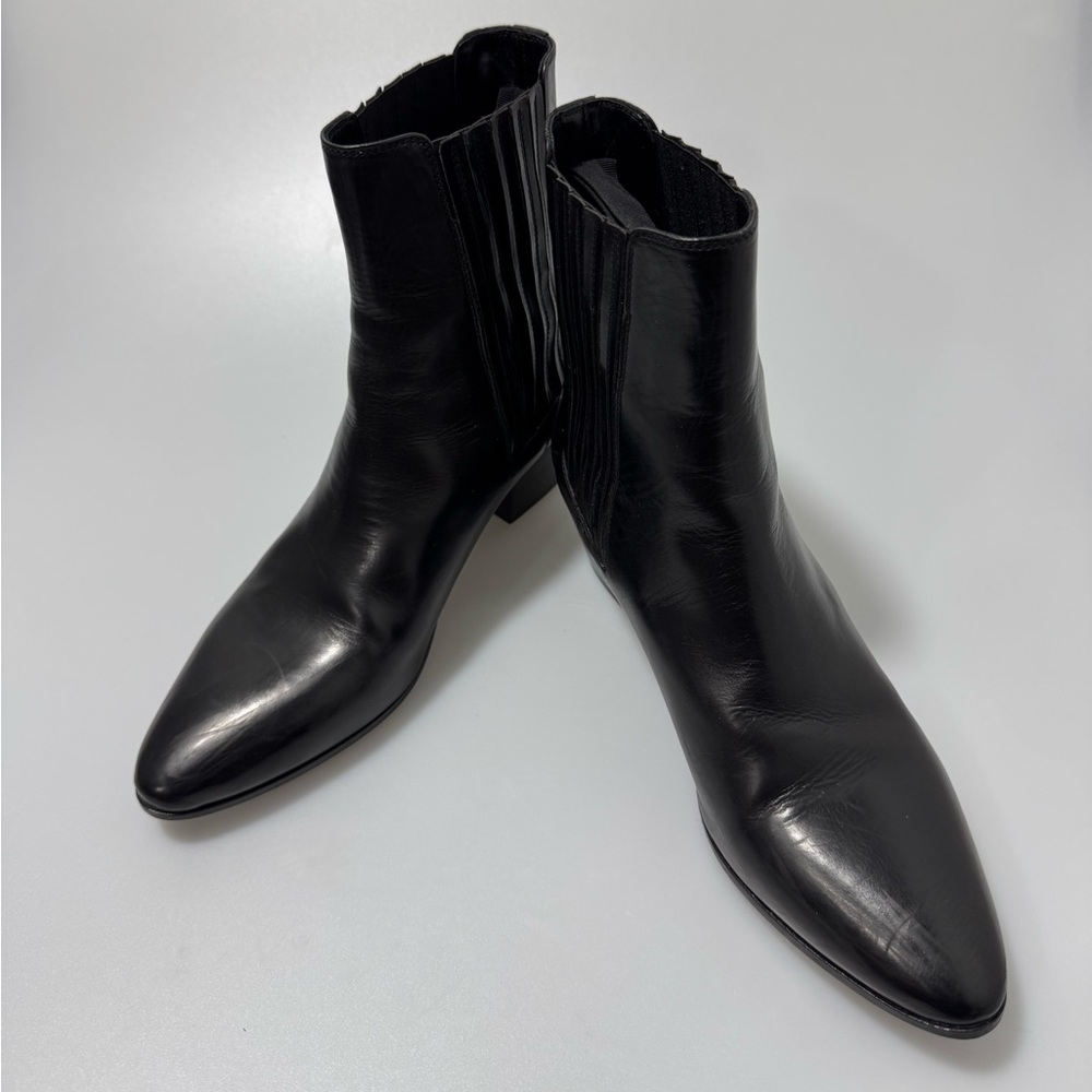 Saint Laurent 50mm West Chelsea Boots Black Women’s EU 37.5/US 7.5 - Picture 2 of 10